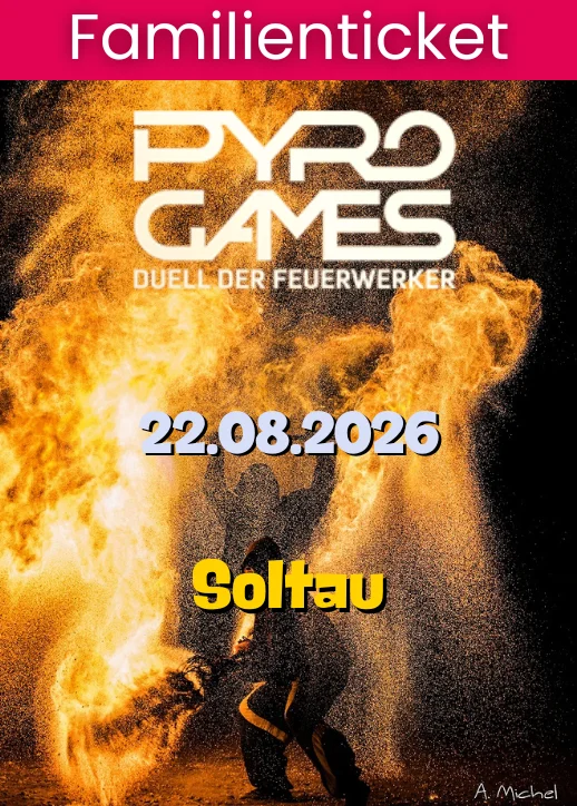 Pyrogames 2026 | Familienticket | Heide Park Resort Soltau